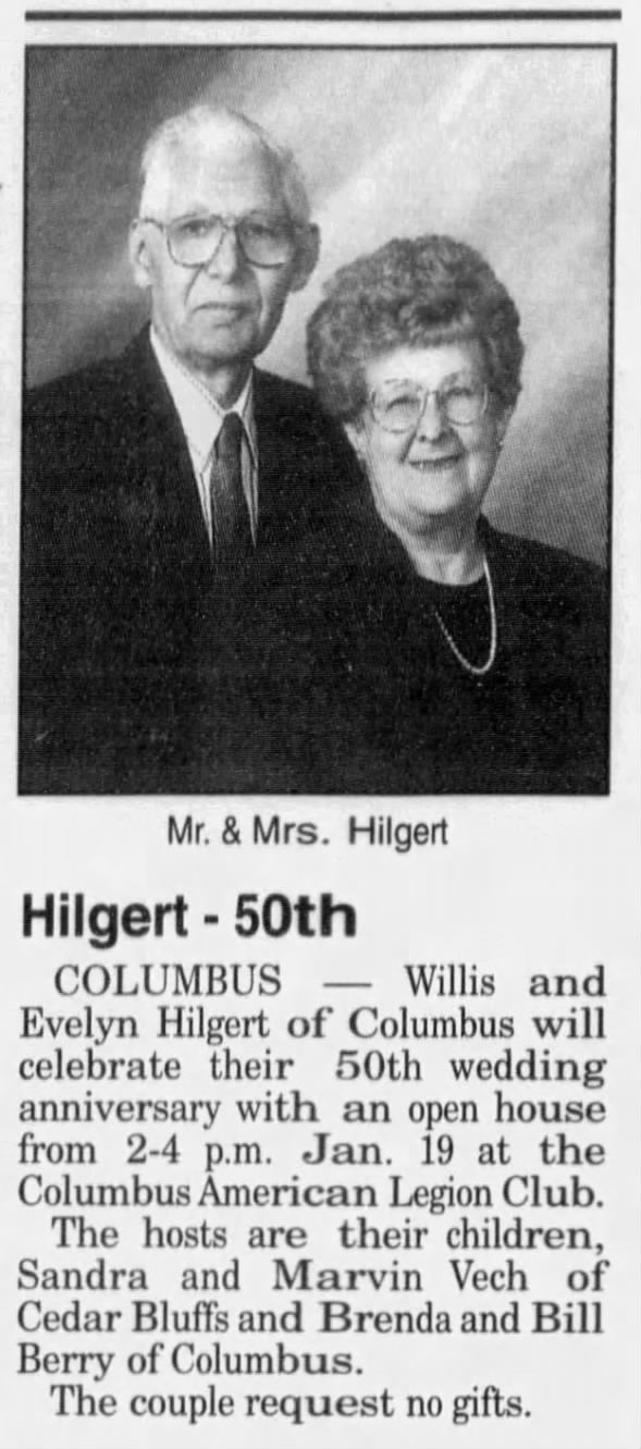 Clipping from The Columbus Telegram